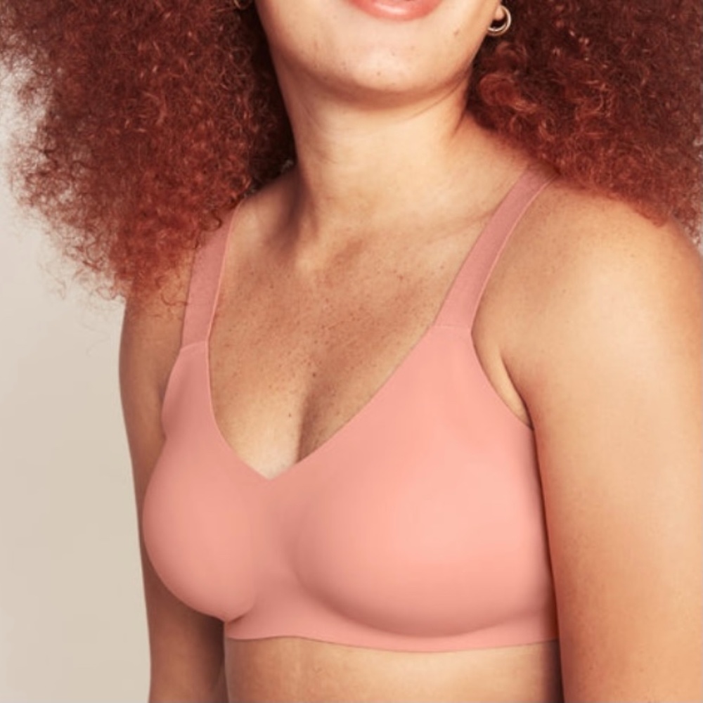 NWT Padded V-Neck KNIX bra - Pink Ginger size 8